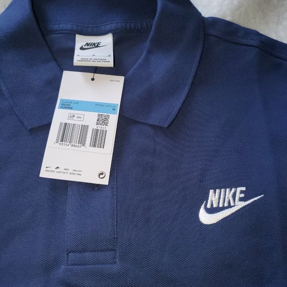 Nike Sportswear Men's Polo Shirt in Navy, M - Picture 7 of 9